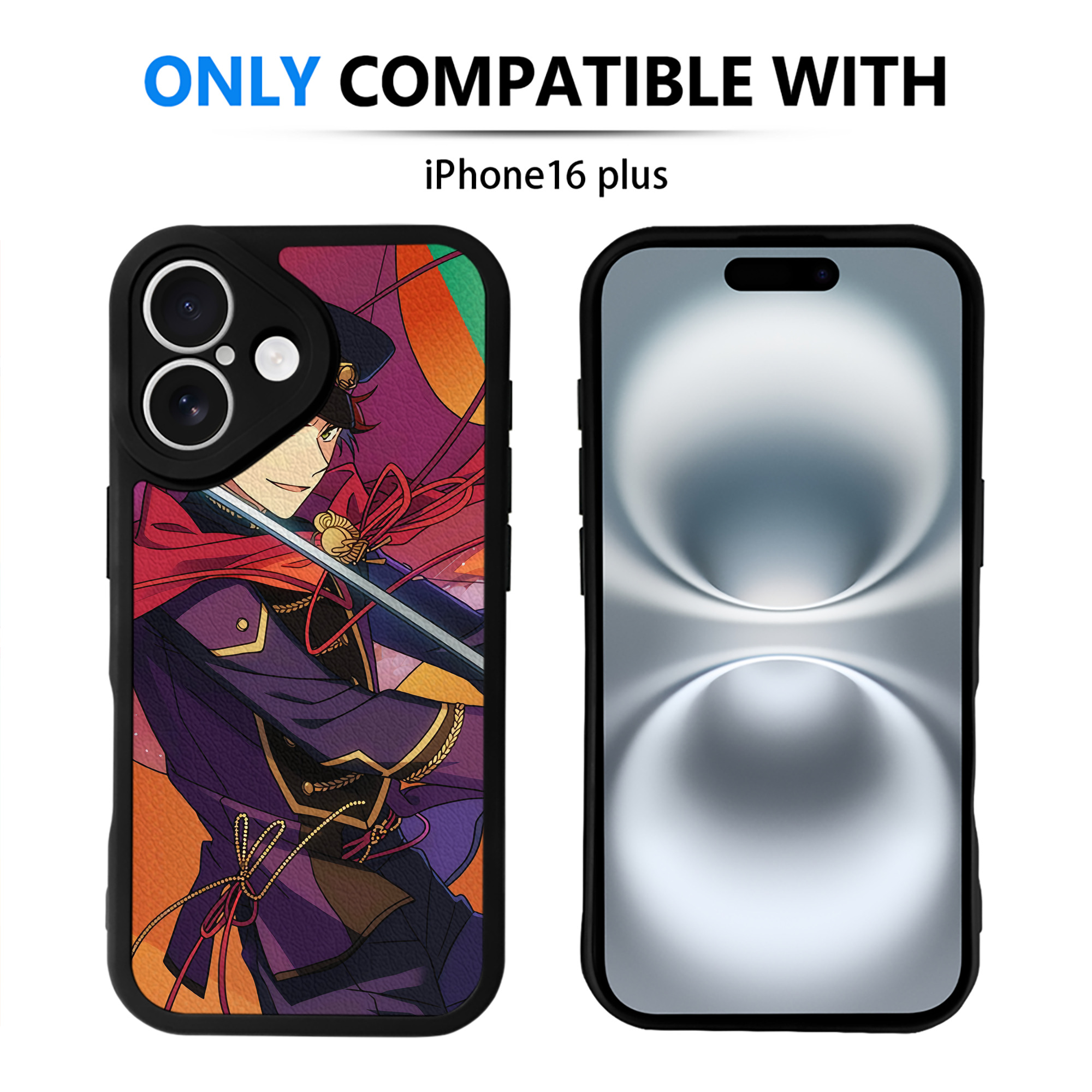 （画像用） あんさんぶるスターズ! Ensemble Stars 【iPhone 16シリーズ対応】シリコンスマホケース（レザー調） 材質：シリコン